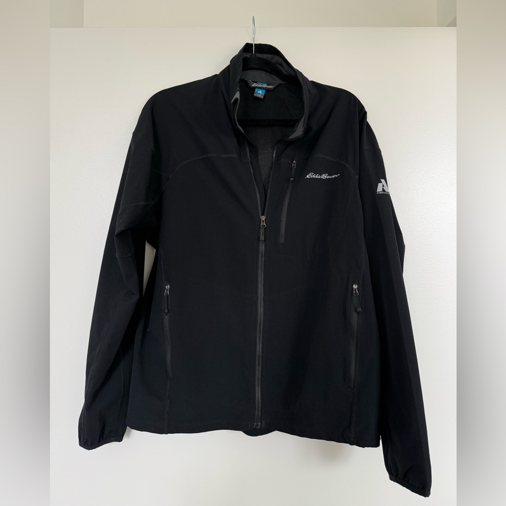Eddie Bauer Men's Black Windbreaker Jacket